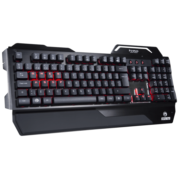 Teclado semi-mecánico gamer grande KG929