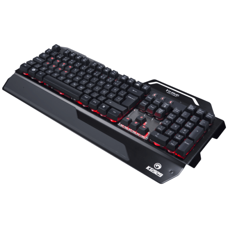 Teclado semi-mecánico gamer grande KG929
