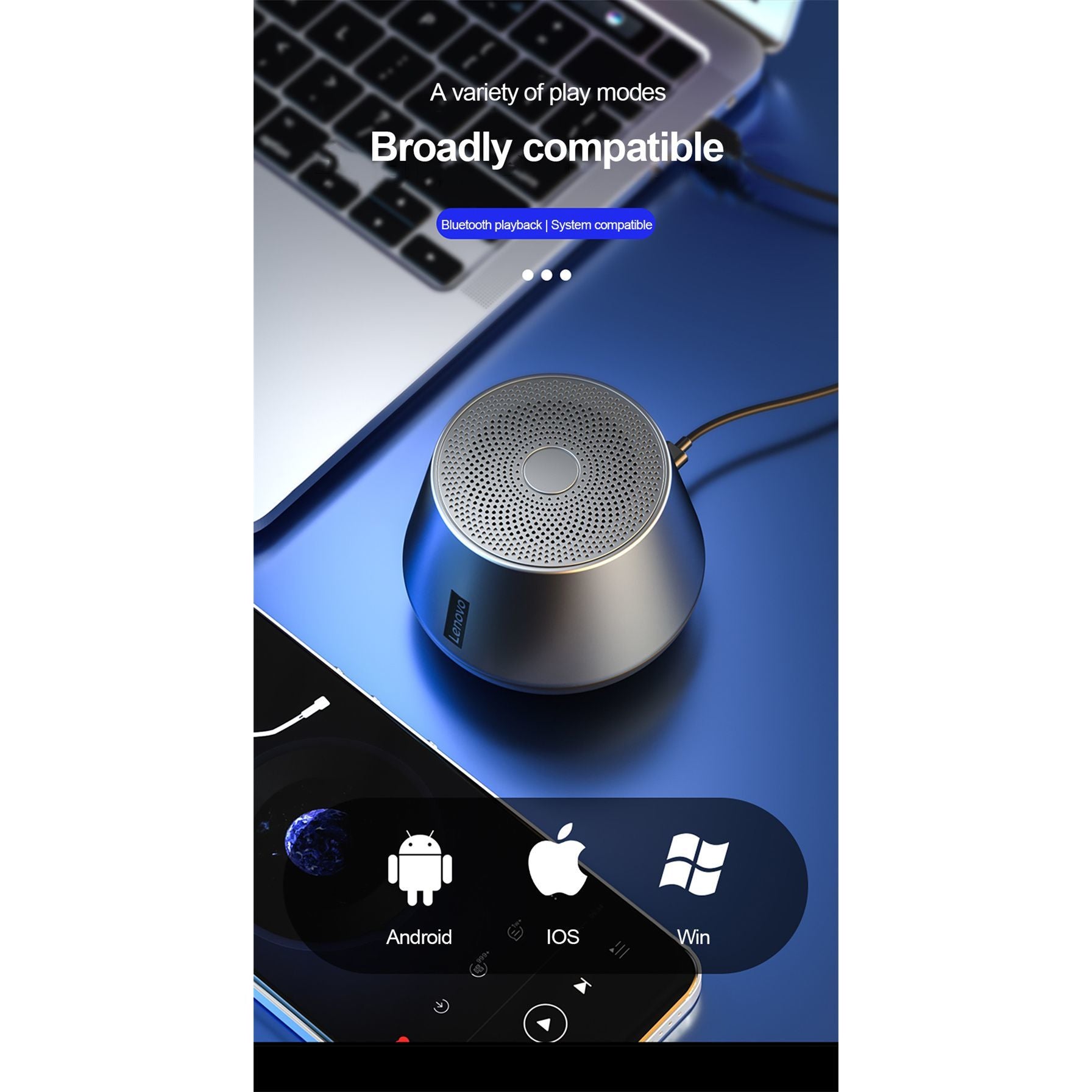 Bocina bluetooth LENOVO K3 PRO