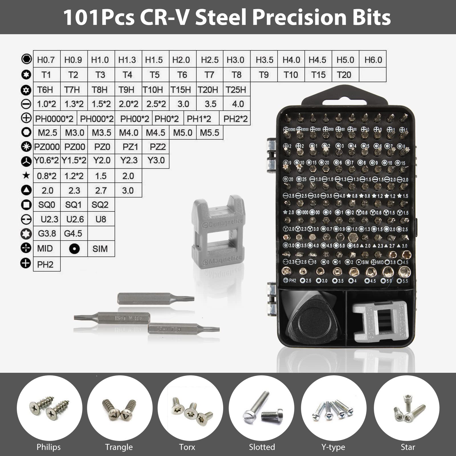 Kit de desarmadores multifuncional