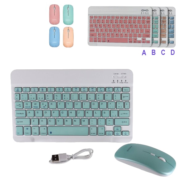 Set teclado + mouse inalámbricos AS-110