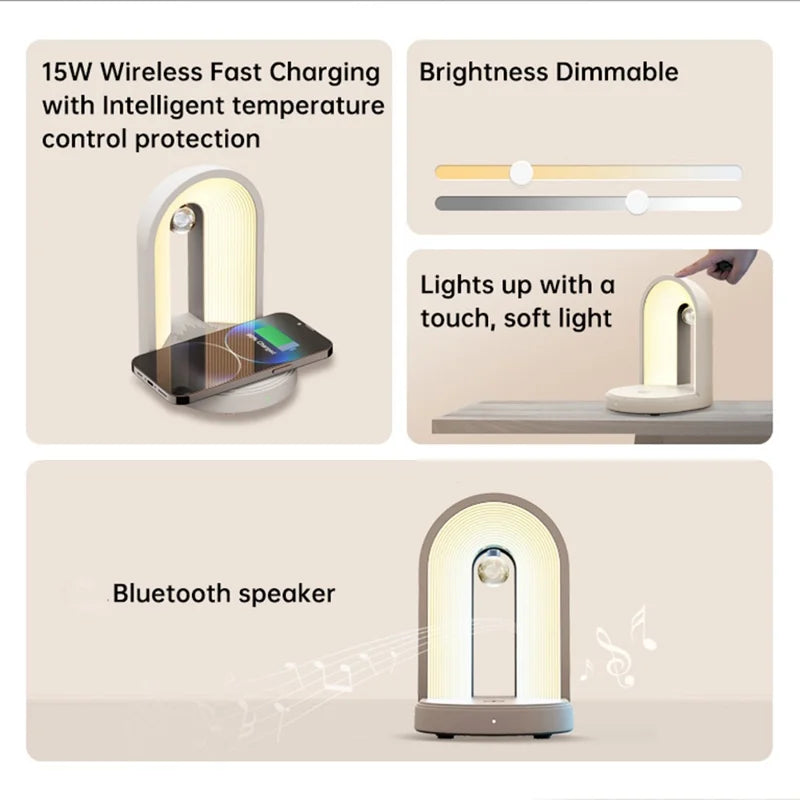 Lámpara Cargador inalámbrico U3