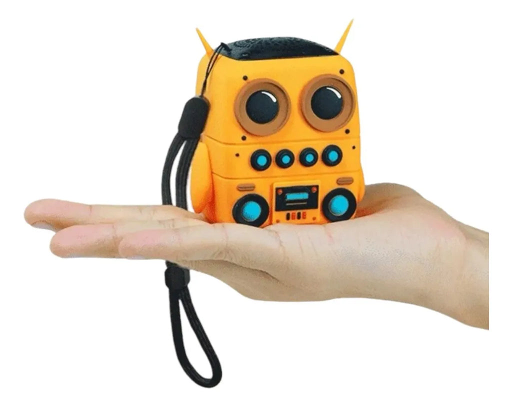 Parlante Robot Mini  inalámbrico Bluetooth