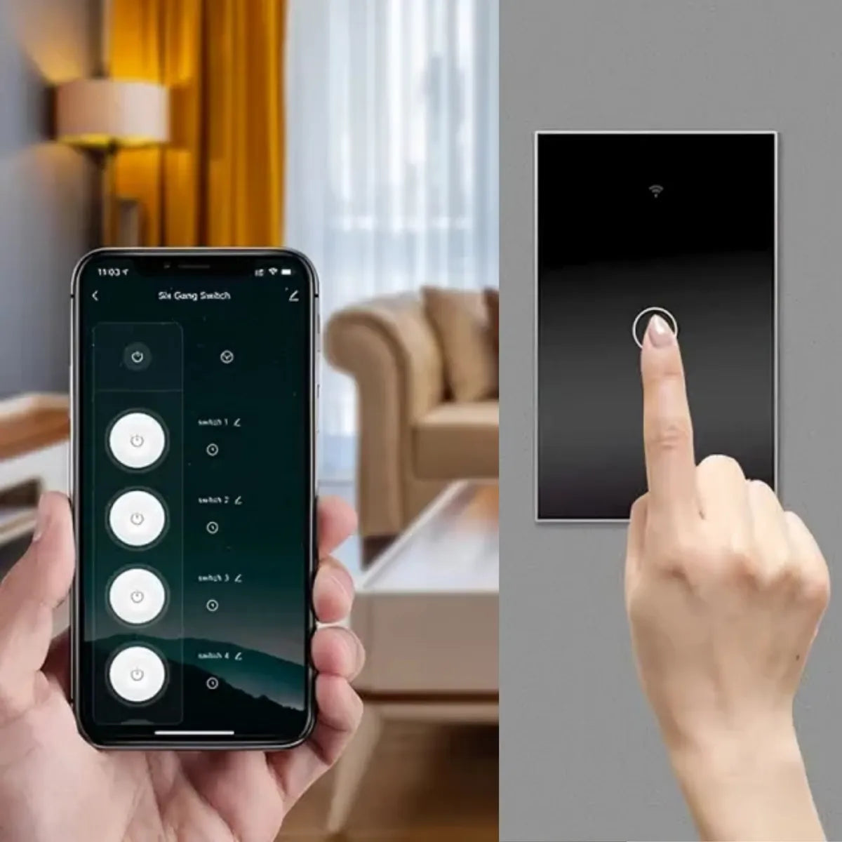Apagador táctil inteligente
