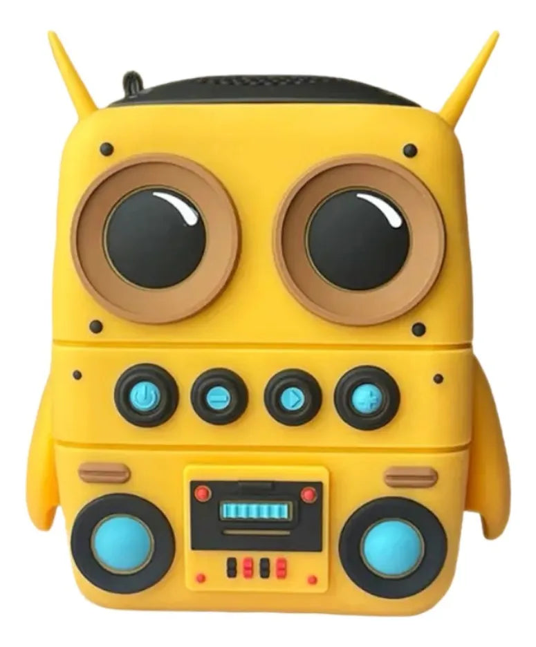 Parlante Robot Mini  inalámbrico Bluetooth