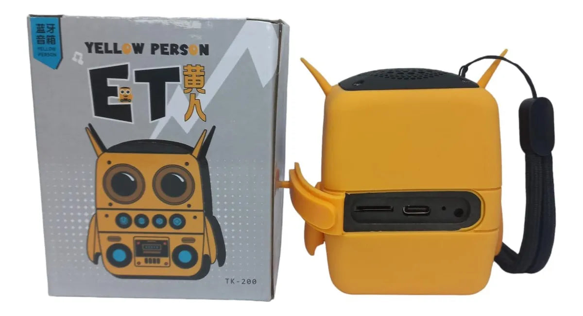 Parlante Robot Mini  inalámbrico Bluetooth