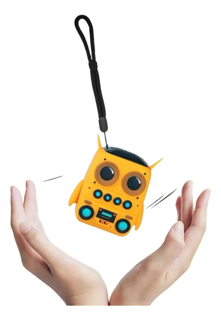 Parlante Robot Mini  inalámbrico Bluetooth