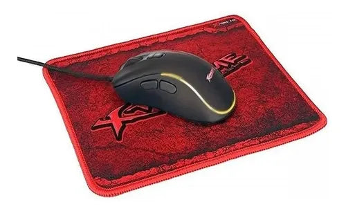 Como gamer mouse + mousepad