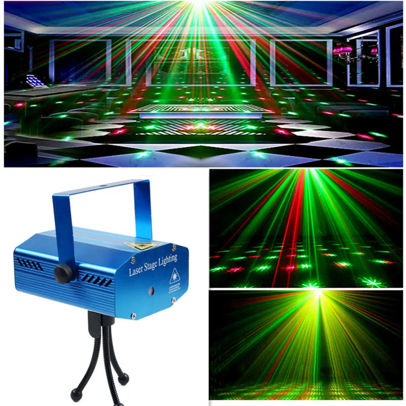 Mini proyector laser de luces