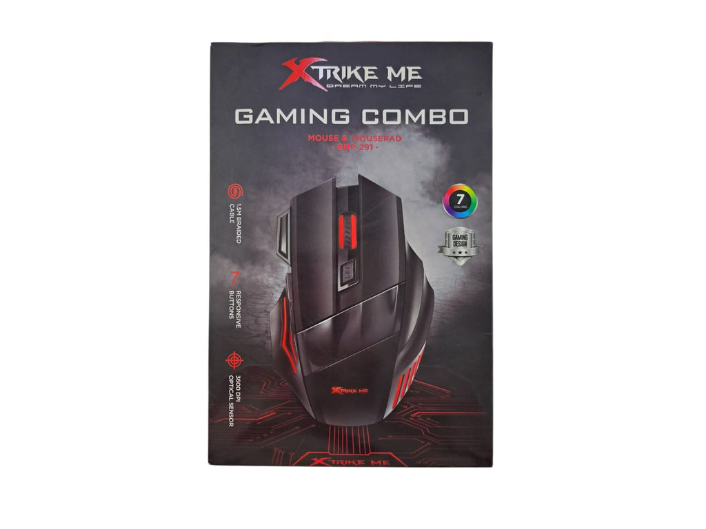 Combo gamer mouse + mousepad GMP-291