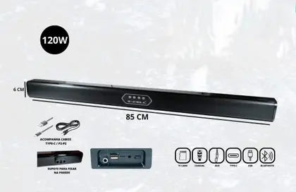 Barra de sonido para televisor/computador/bluetooth