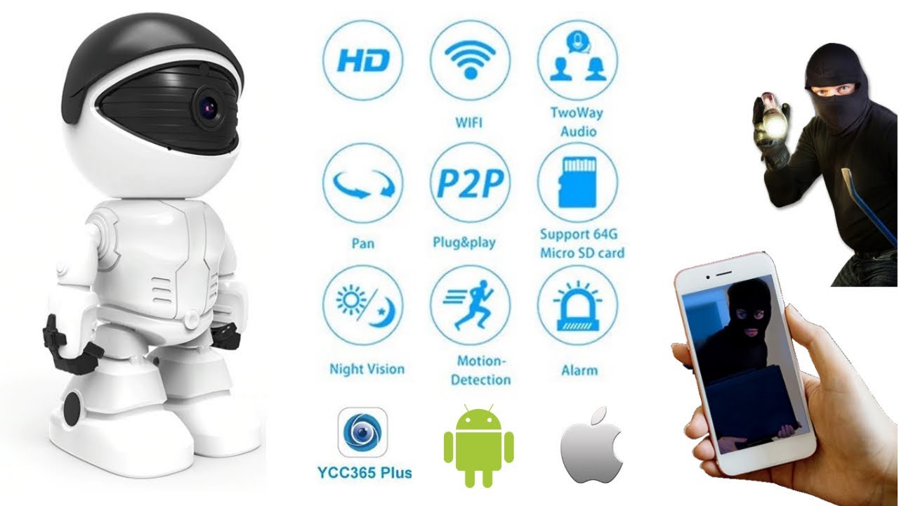 CAMARA DE SEGURIDAD ROBOT SMART WIFI