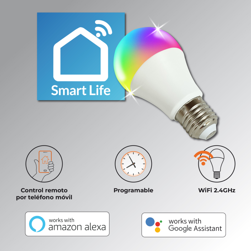 Bombillo LED inteligente